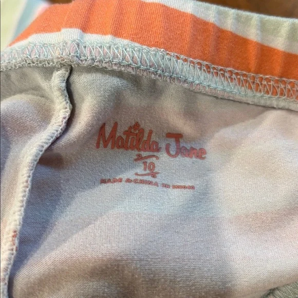 Matilda Jane Pastel Heart and Stripe Pajama Set - Picture 4 of 4